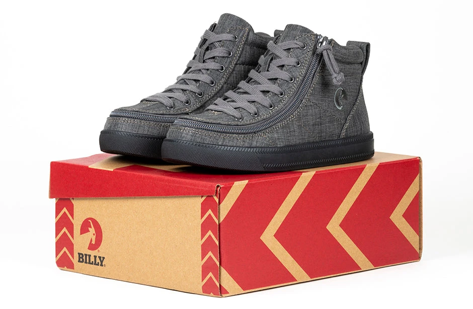 FINAL SALE - Charcoal Jersey BILLY Street High Tops - Image 6
