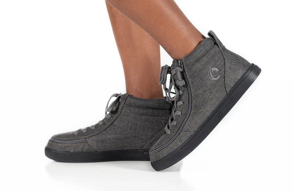 FINAL SALE - Charcoal Jersey BILLY Street High Tops - Image 9