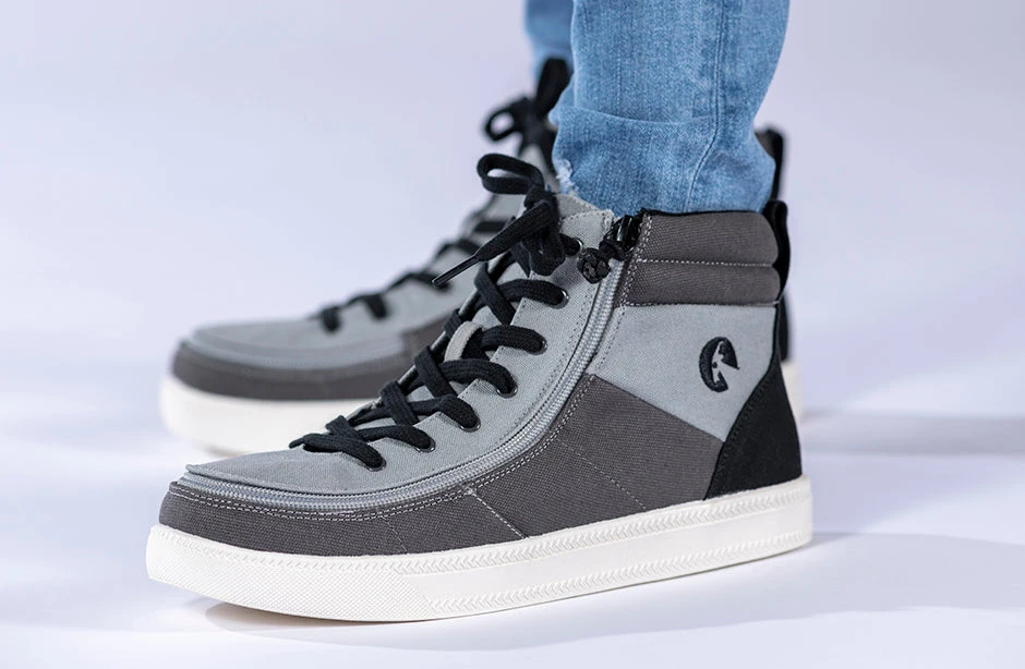 Grey Colorblock BILLY Street High Tops - Image 7