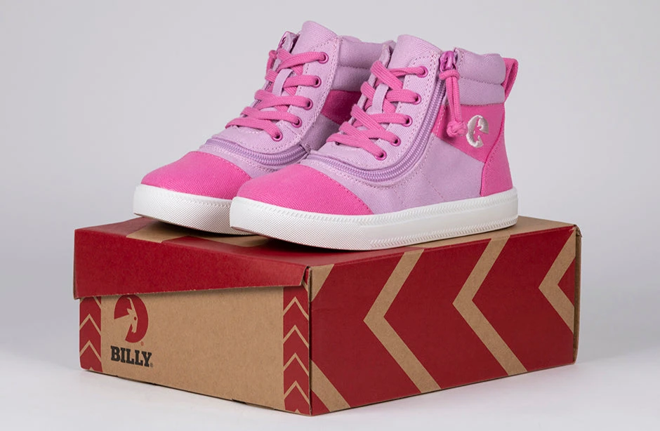 FINAL SALE - Pink/Pink BILLY Street Short Wrap High Tops - Image 6
