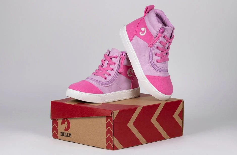 FINAL SALE - Pink/Pink BILLY Street Short Wrap High Tops - Image 8