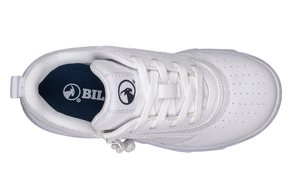 FINAL SALE - White/Navy BILLY Sport Court Athletic Sneakers - Image 3