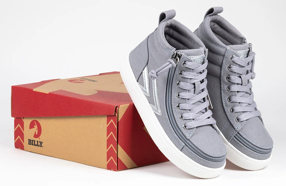 Grey/Silver BILLY CS Sneaker High Tops - Image 8