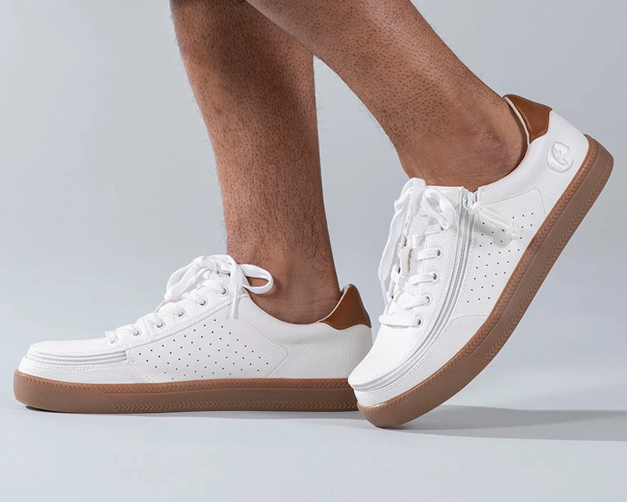 FINAL SALE - Men's White BILLY Low Sneakers - Image 6