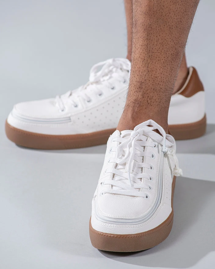 FINAL SALE - Men's White BILLY Low Sneakers - Image 7