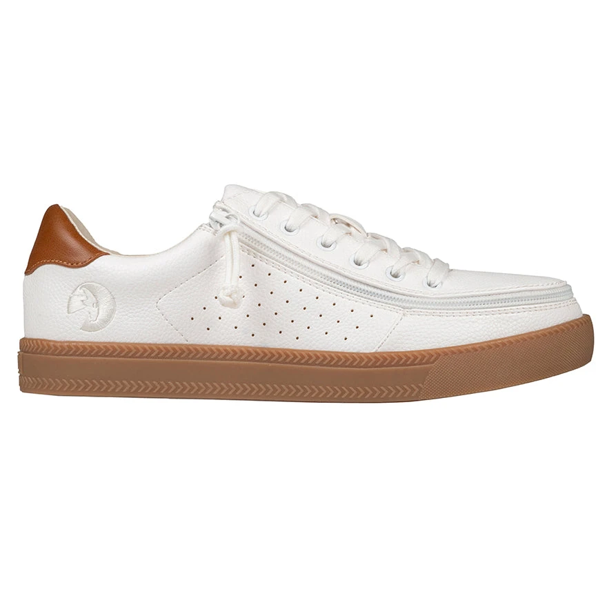 FINAL SALE - Men's White BILLY Low Sneakers - Image 2