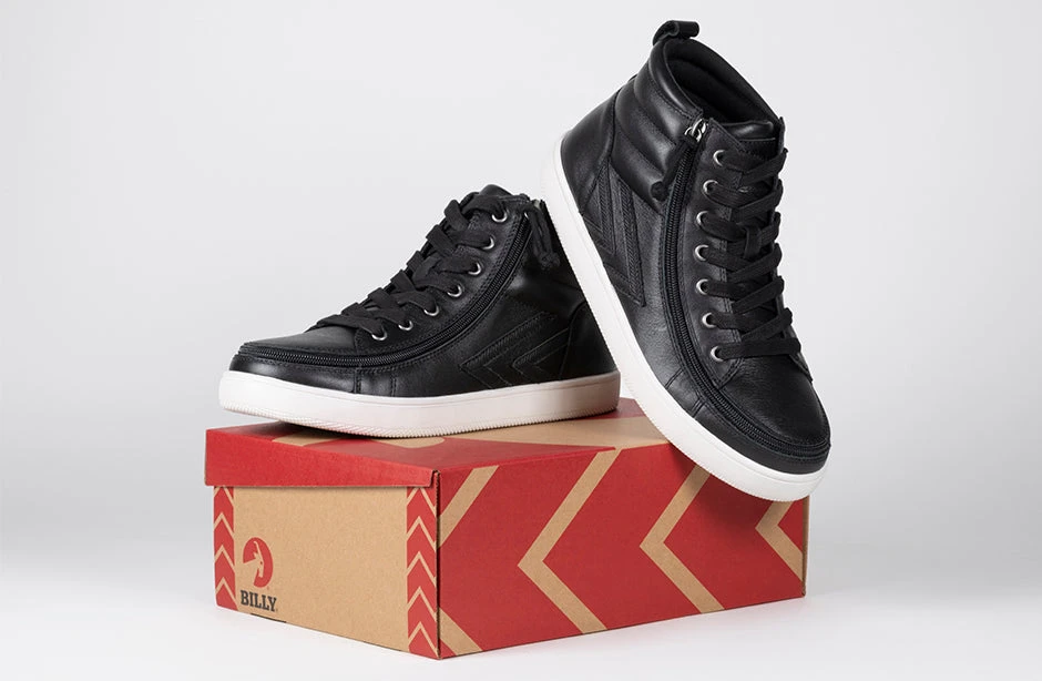 Men's Black Leather BILLY Ten9 CS Sneaker High Tops - Image 9