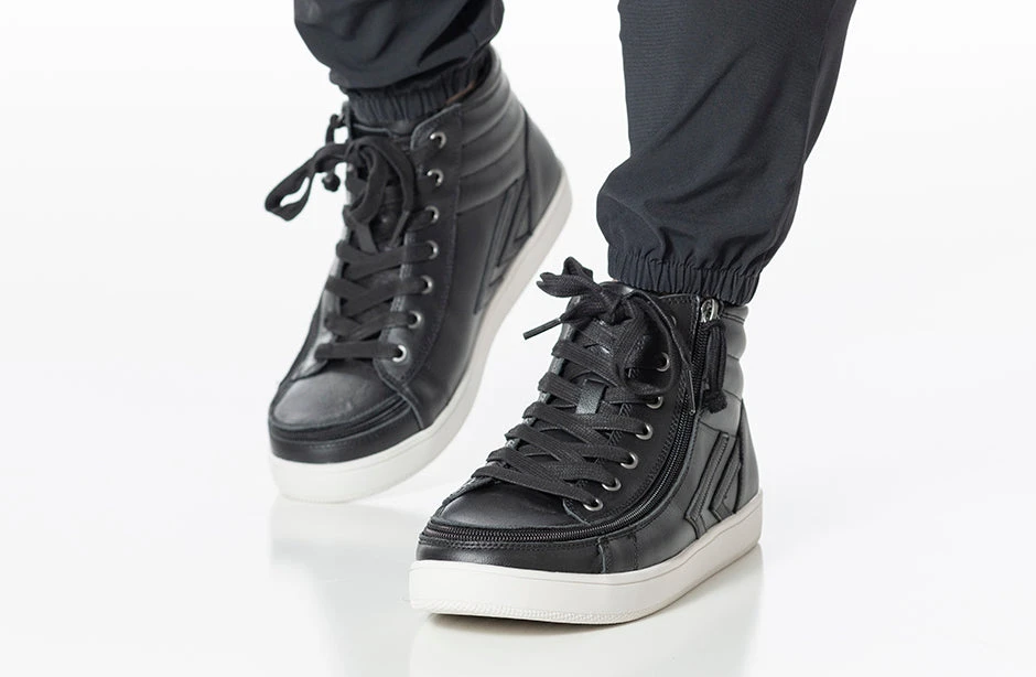 Men's Black Leather BILLY Ten9 CS Sneaker High Tops - Image 11