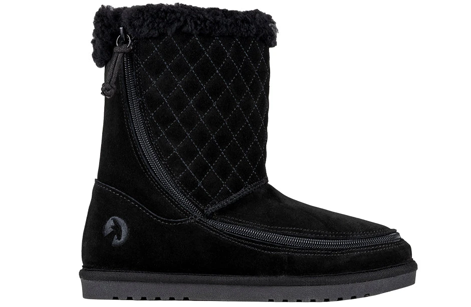 FINAL SALE - Women's Black BILLY Cozy Quilt Lux Boots - Image 2