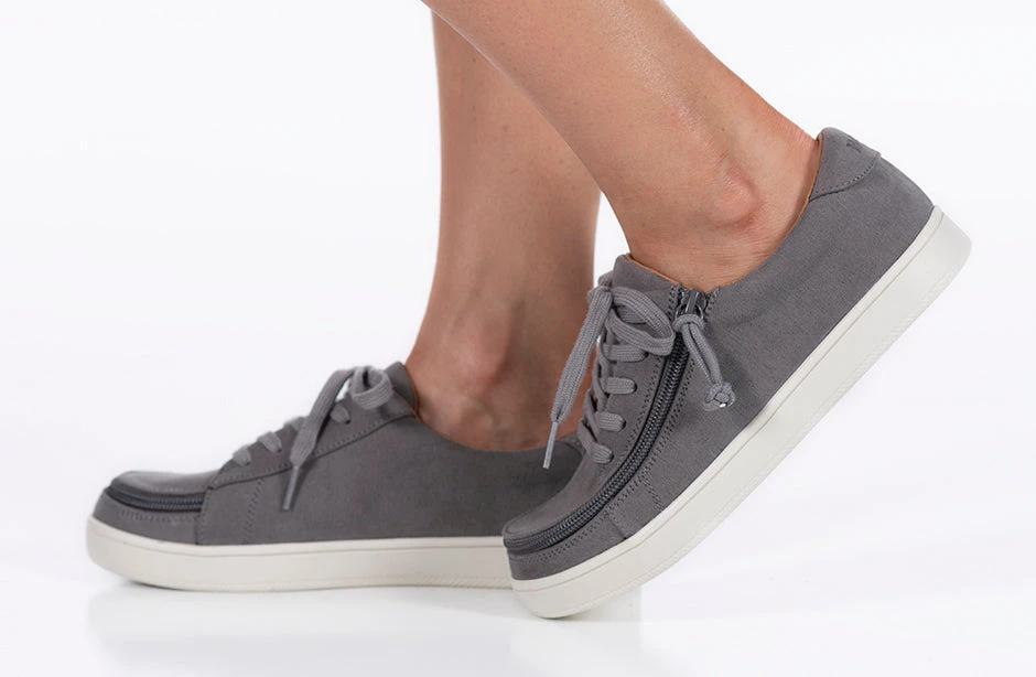 FINAL SALE - Women's Charcoal BILLY Sneaker Low Tops - Image 6