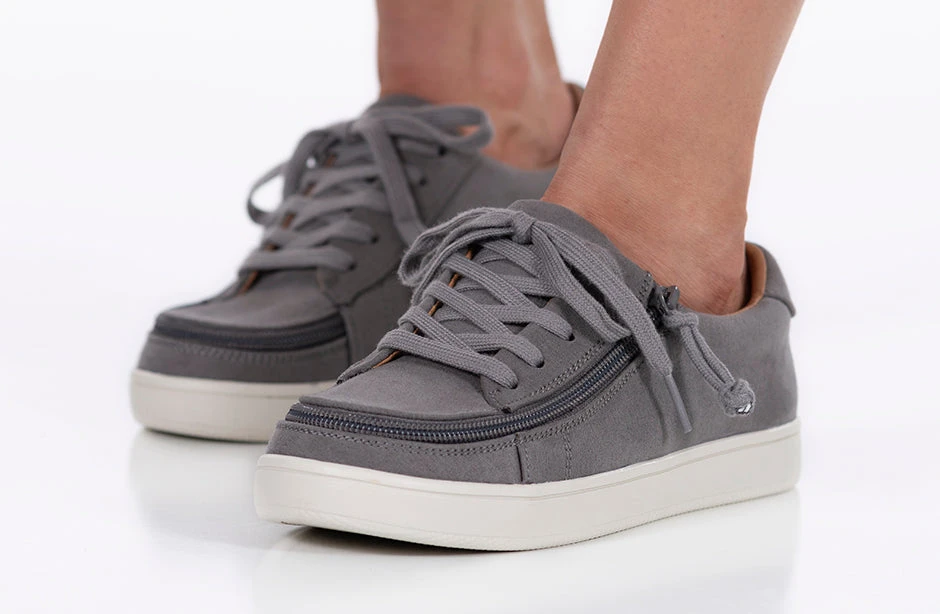 FINAL SALE - Women's Charcoal BILLY Sneaker Low Tops - Image 7