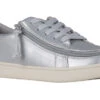 FINAL SALE - Women's Silver Grey Metallic BILLY Sneaker Low Tops