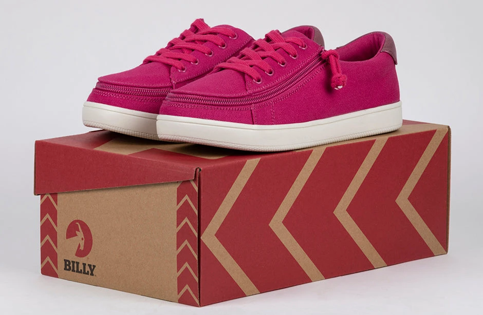 FINAL SALE - Women's Orchid Flower BILLY Sneaker Low Tops - Image 6