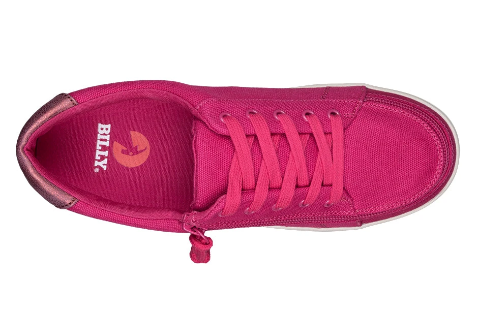 FINAL SALE - Women's Orchid Flower BILLY Sneaker Low Tops - Image 3