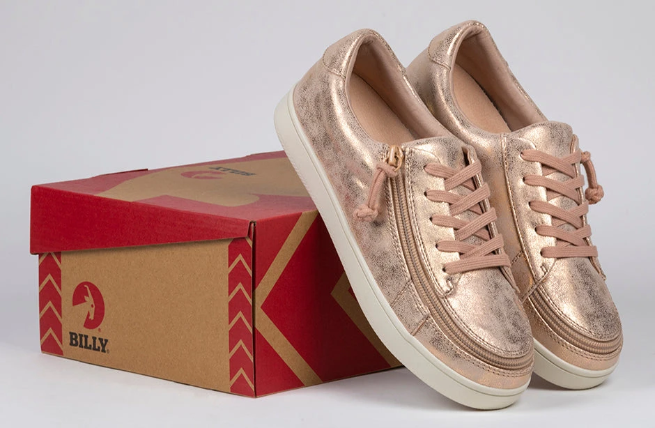 FINAL SALE - Women's Rose Gold BILLY Sneakers - Image 7