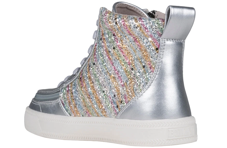 Silver Rainbow BILLY Classic Lace High Tops - Image 3