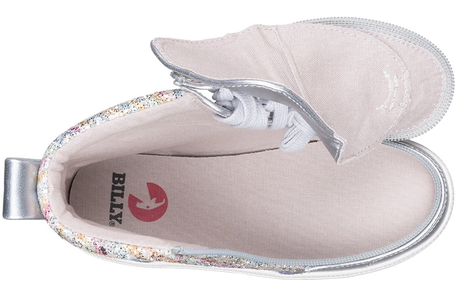 Silver Rainbow BILLY Classic Lace High Tops - Image 5