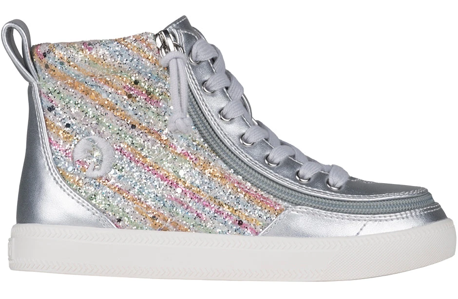 Silver Rainbow BILLY Classic Lace High Tops - Image 2