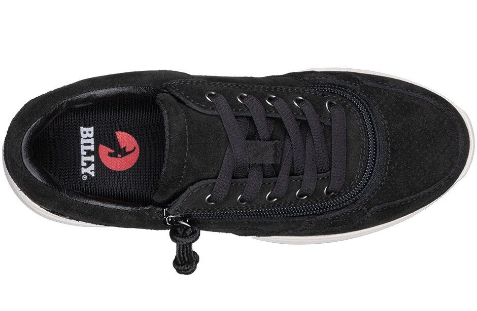 Women's Black Suede BILLY Comfort Joggers - Image 4