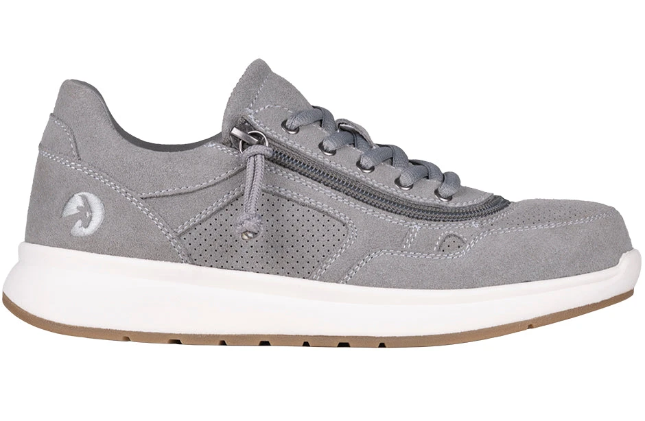 Women's Grey Suede BILLY Comfort Joggers - Image 2