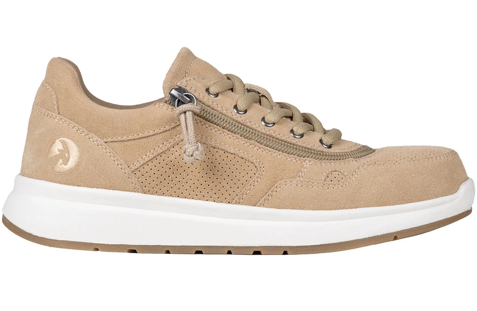 Women's Tan Suede BILLY Comfort Joggers - Image 2