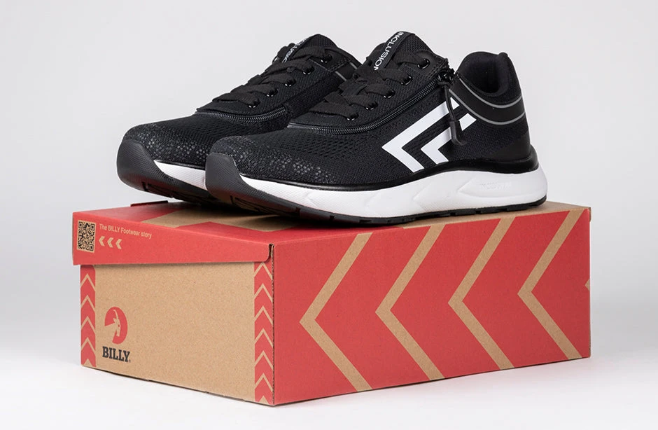 Women's Black/White BILLY Sport Inclusion Too Athletic Sneakers - Image 7